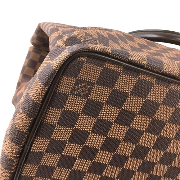 Greenwich Duffle Damier Ébène Canvas Weekend bag - Picture 9 of 12
